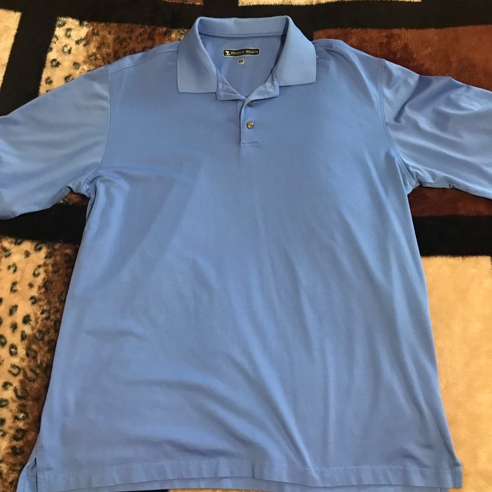 Mens XL Pebble Beach Performance Polo